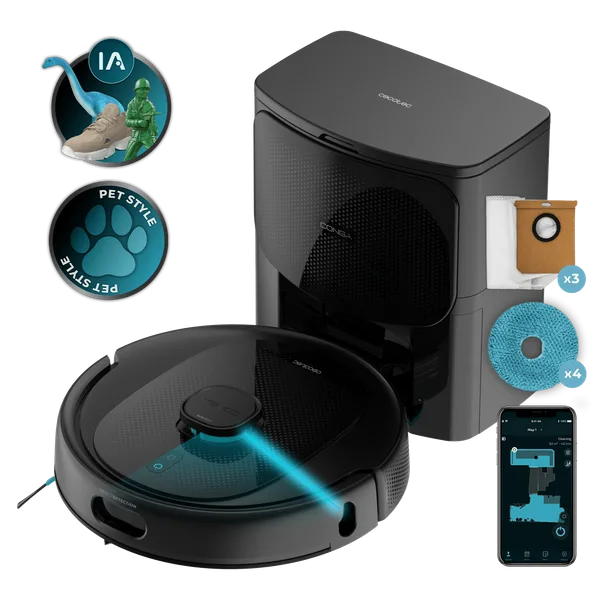 Robot aspirador Conga 9990 AI Spin Revolution Ultra Power Home de Cecotec